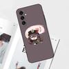 Чехол для телефона Genshin Impact Ху Тао HuTao для Samsung S25, S24, S21, S22, S23, S30, Ultra, S20, Plus, Fe, Lite, Note, 10 Черный Мягкий