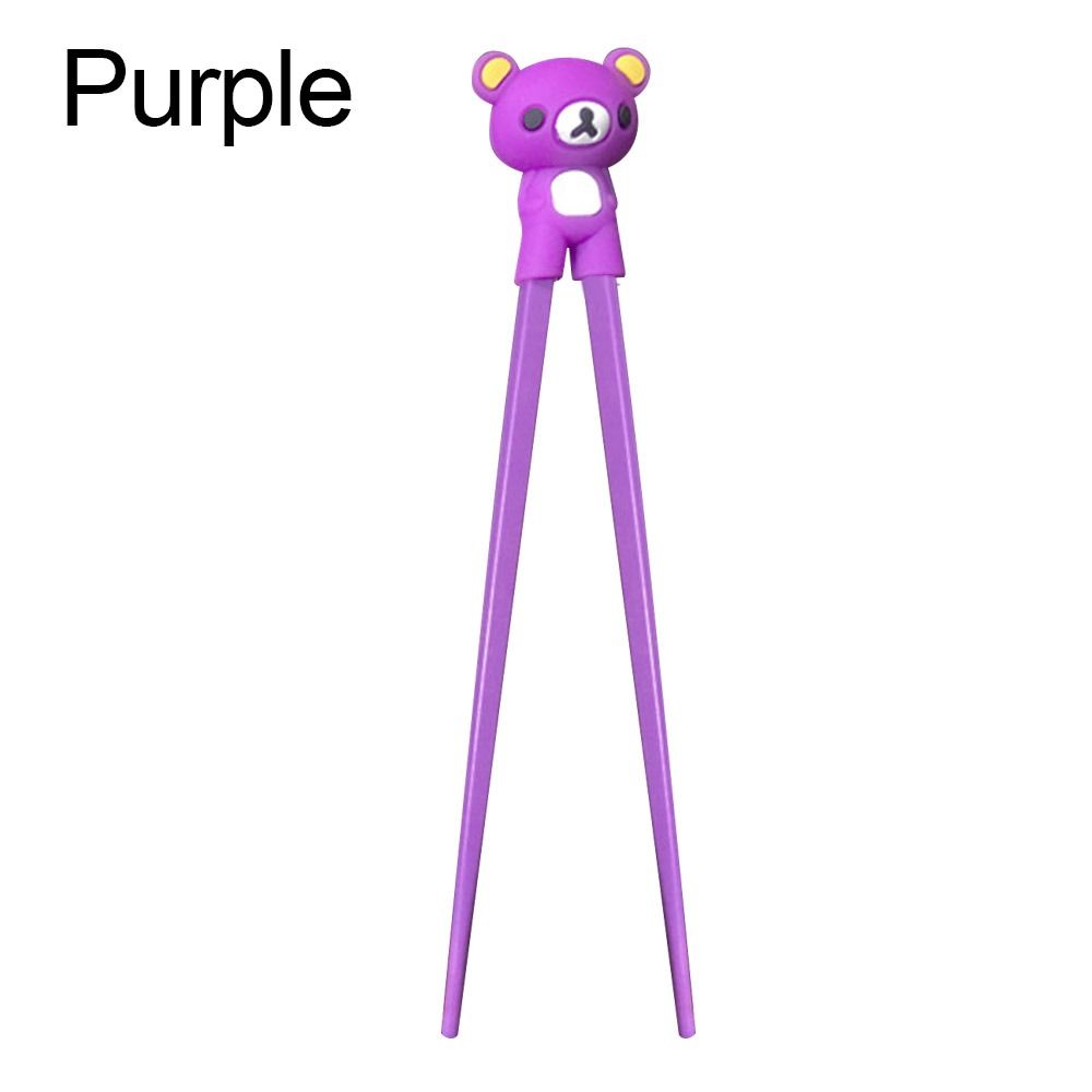 Cartoon Bear Training Chopsticks Eating Helper Beginner Chopstick Durable Learning Chopsticks