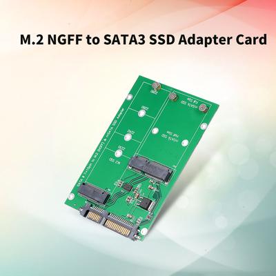 Карта адаптера M.2 NGFF — SATA Поддержка конвертера MSATA SSD в SATA III 2230 2242 2260 2280