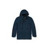 Windproof Warm Multi-Pocket Hooded Cotton Jacket Men Outerwear Deep-Sapphire-Blue A5TPN-433