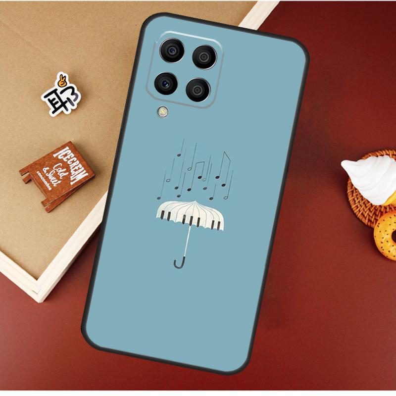 Minimalist Music Lover Case For Samsung Galaxy M55 M35 M15 M56 M36 M16 M06 M31 M13 M33 M53 M12 M32 M52 M14 M34 M54