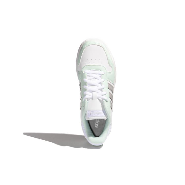 adidas Кроссовки Hoops 2.0 'Белый Серый Зеленый' Женские FW5856
