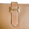 HERMES D stamped Beance fleet Long Wallet purse Bifold long wallet Epsom Brown Used