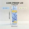 1PC Limoncello Lemon Drink Retro Summer Art 750ml Color Plastic Sports Water Bottle Leakproof Flip Straw Lid Suitable for Sports Office Home Use