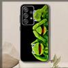 Чехол для телефона K-Кермит-лягушонок для Samsung S25, S24, S21, S22, S23, S30, Ultra, S20, Plus, Fe, Note, 10, 9, 5G Черный