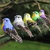 1X Birds Simulation Artificial Feather Doves Feather Park Mall Ornament