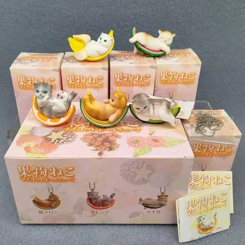 In Stock Mofusand Plump Series  Hamburger Bread Cat Fruit Cat Figures Kawaii Desktop Decoration Collectable Plaything