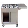 Stainless Steel Mobile Seasoning Cart