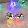 1.5M 10LED Mirror Disco Ball String Light 70 80s Disco Party Garland Light Adult Birthday Party Decor Retro Wedding Supplies