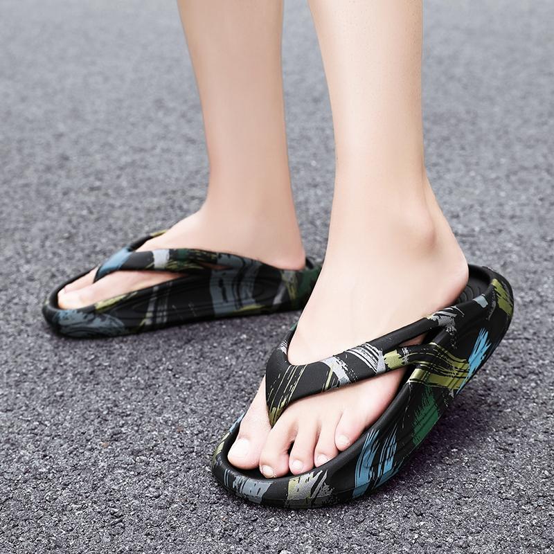 Мужские летние сандалии пляжная мода повседневные сандалии на платформе удобные мужские шлепанцы роскошные сандалии