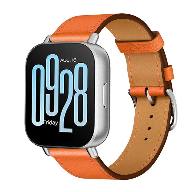 Кожаный браслет-петля для Realme Watch 5 Аксессуары для ремешка 22 мм Ремешок для Realme Watch S2/3 3Pro S SPro/2 2 Pro Ремешок для часов
