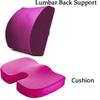 Новое сиденье из пены с эффектом памяти, обезболивающее кресло, подушка для поддержки поясницы, ортопедическая офисная подушка, автокресло