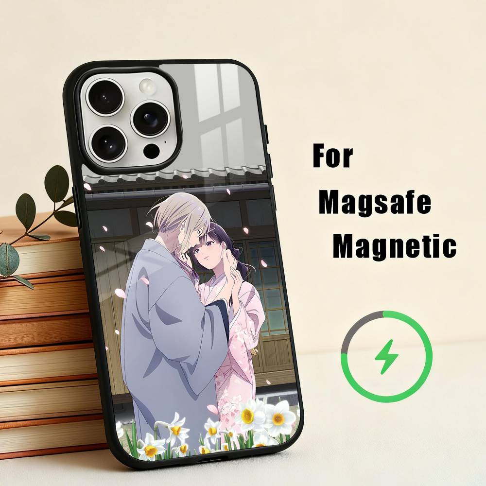 Чехол для телефона Манга Мой С-Счастливый С-Брак Для iPhone17,16,15,14,13,12,11 Plus,Pro Max Магнитный Для Magsafe Беспроводная Зарядка