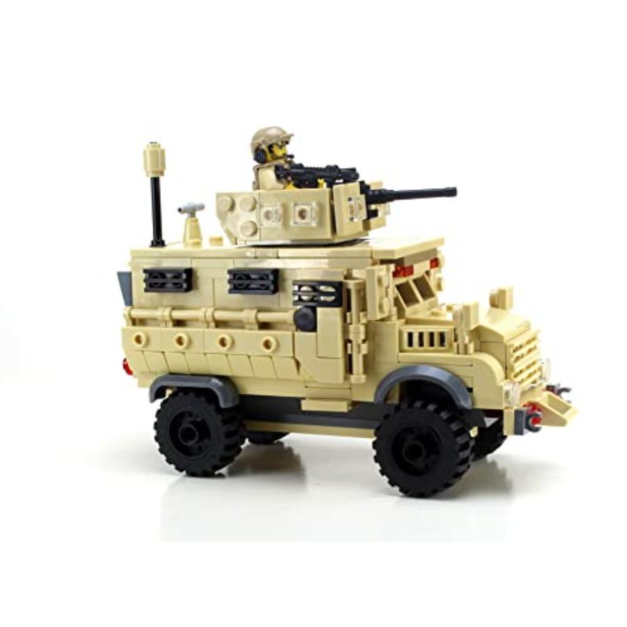 Коллекционный армейский БТР MRAP, пользовательский набор для военных энтузиастов и коллекционеров моделей. Детализированная тактическая модель транспортного средства с реалистичными деталями