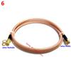 RG142 Coax Cable Double Shielded Crimp for UHF PL259 N Type TNC BNC Male Female Connector Extension Fast Delivery Brass Copper