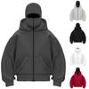 Hooded Hoodie Short Jacket Men's And Women's Double Hat Outdoor Sports Jacket