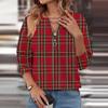 Women's Long Sleeve Button Down T Shirts V Neck Casual Tunic Tops Women Casual Tops