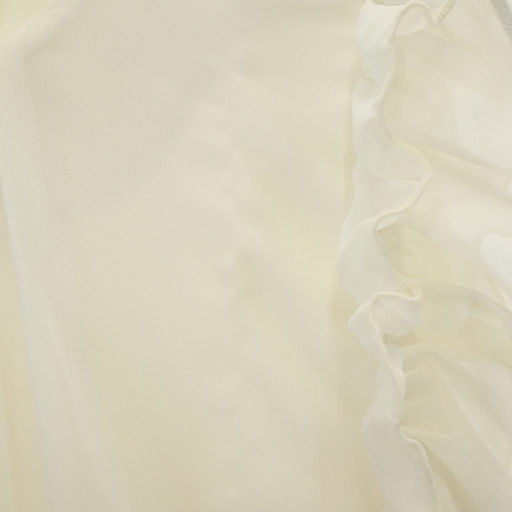 MIIA Рубашка без рукавов с оборками 160 Молочно-белый Детская Б/У