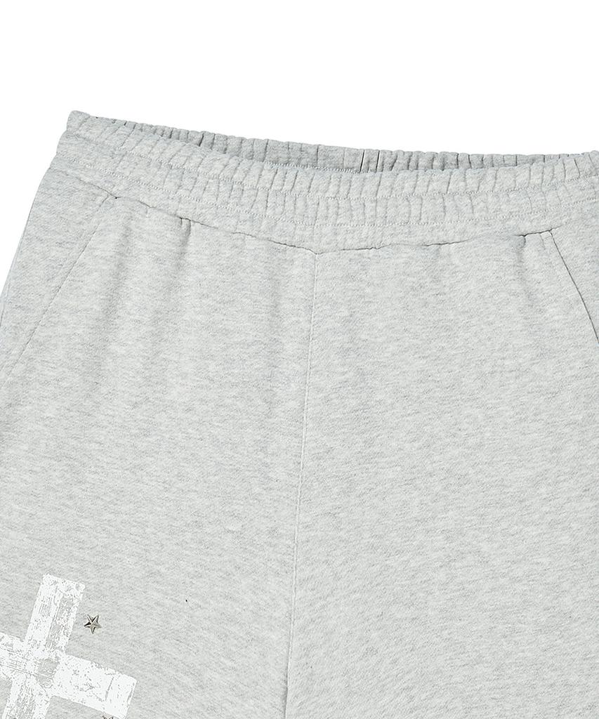 PRENDA Star Cross Bermuda Pants Gray