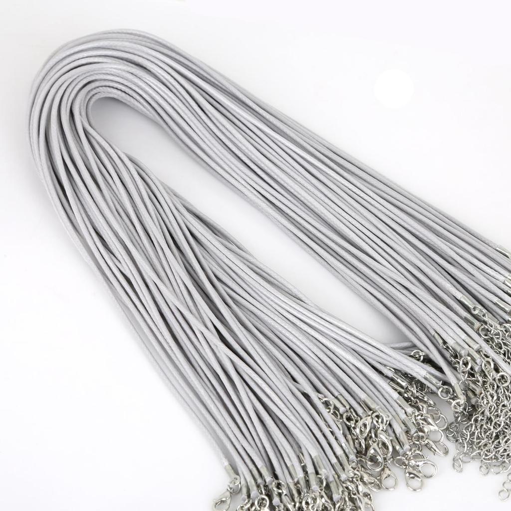 Кожаный шнур из искусственной кожи, веревка-омар для ожерелья и подвески «сделай сам», подвески ручной работы, фурнитура