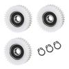 3Pcs Nylon E-Bike Motor Gear 38mm Electrical Motor Gear Durable Motor Clutch Gear  Motor Assembly