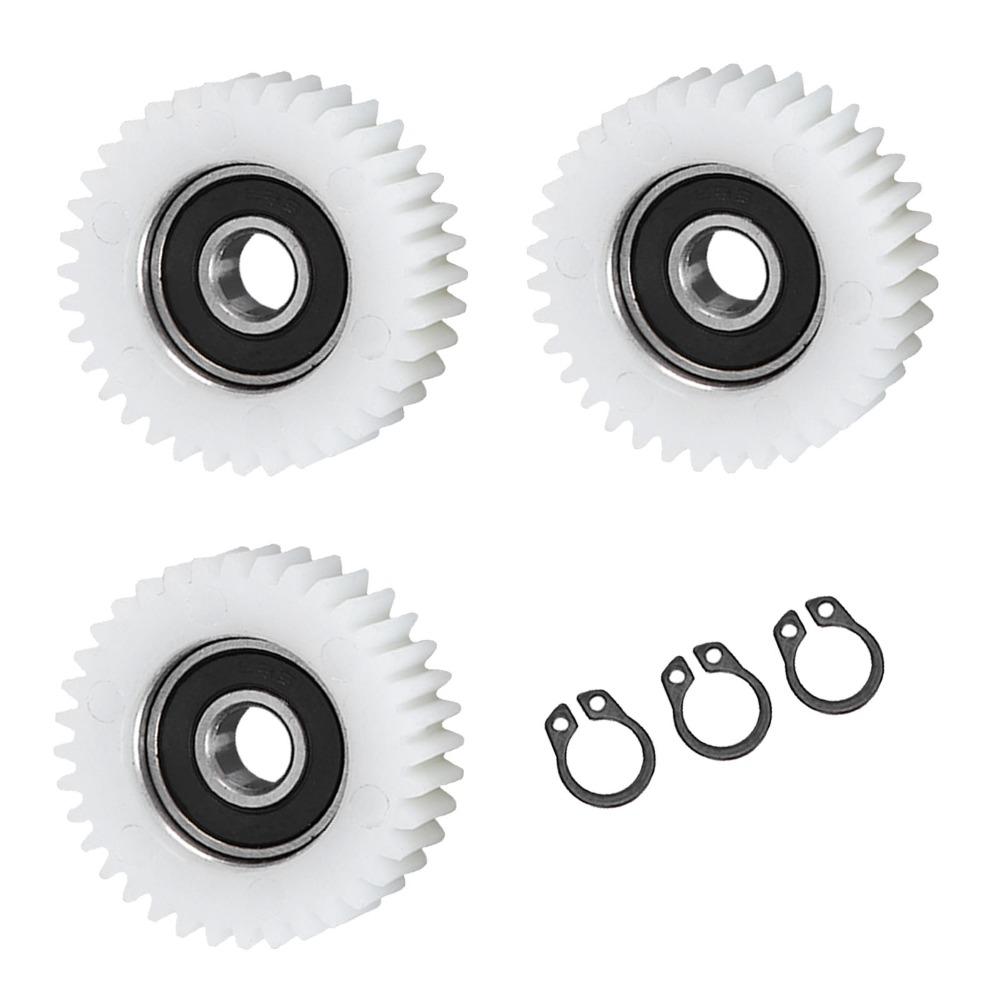 3Pcs Nylon E-Bike Motor Gear 38mm Electrical Motor Gear Durable Motor Clutch Gear Motor Assembly