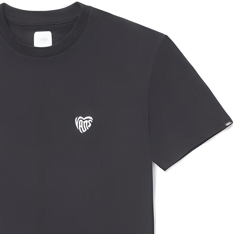 Vans Футболка с коротким рукавом и вышитыми буквами в форме сердца Make It Better, мужская футболка Asphalt VN0A5E7B1O7