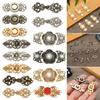6Pcs DIY Decor Scarf Clasp Sweater Connection Buckle Cheongsam Buckle Cape Cloak Clasp Metal Buttons