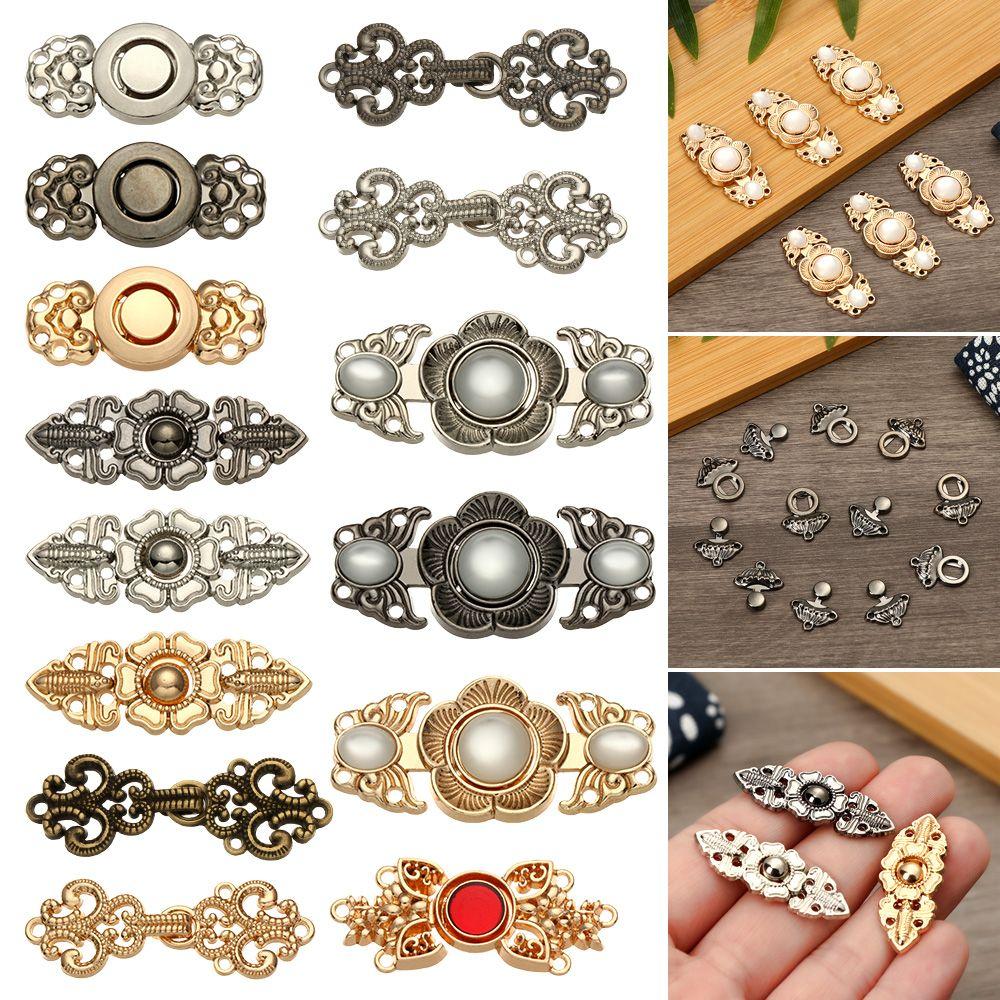 Швейное ремесло Кардиган Застежка для шарфа Накидка Плащ Застежка Пуговица для ципао Соединительная пряжка Металлические пуговицы