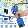 Cordless Pruner Electric Pruning Shear 16.8V Efficient Fruit Garden Fruit Tree Bonsai Cutter One-hand Power Garden Cutting Tool NEW