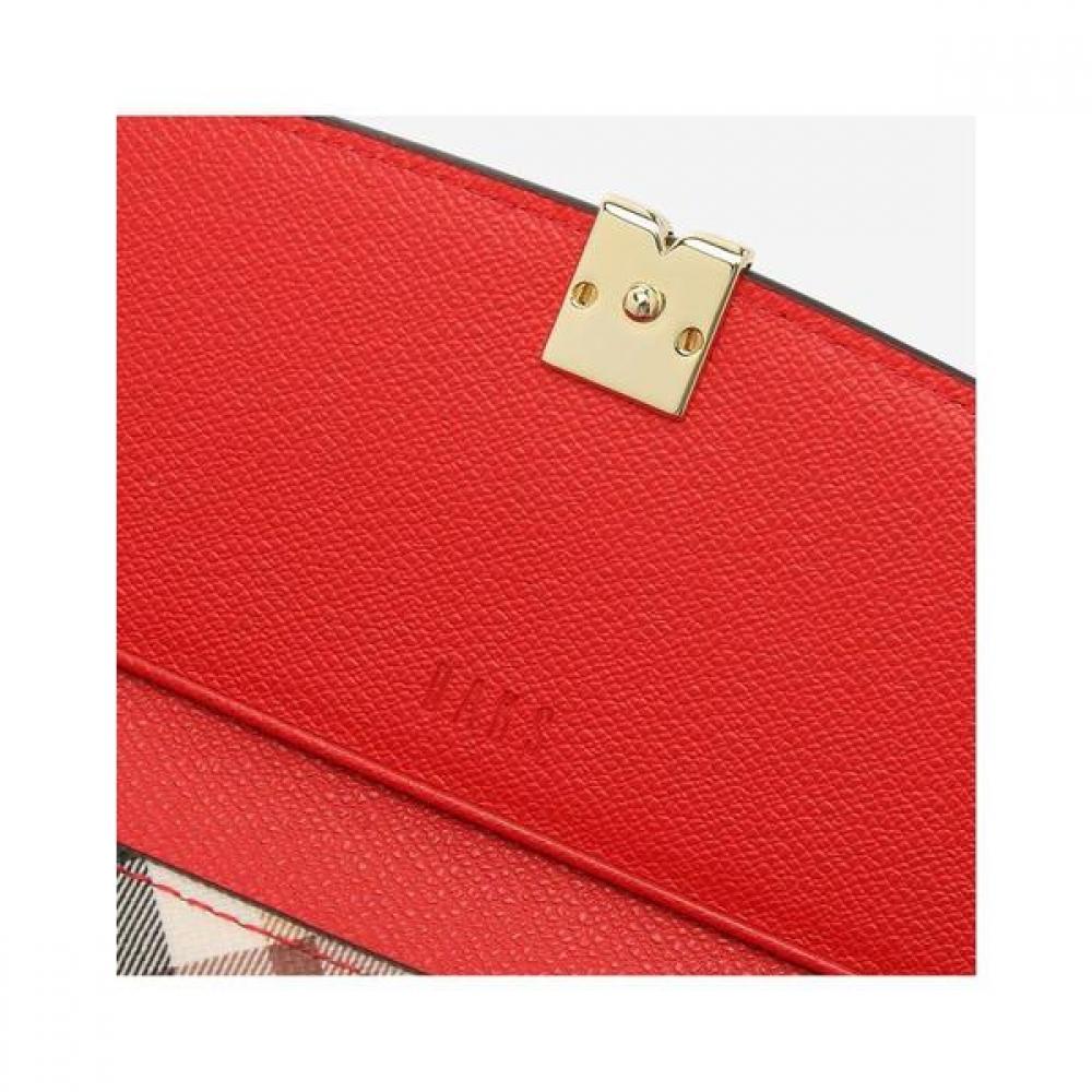 Daks 3 Fold Wallet Red Check Dcwa9e401r2