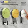Suction Hooks Strong Vacuum Power Traceless No-Drilling Adhesive Hooks for Home Bathroom Kitchen Door Back and Toilet Area
