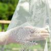 Wedding Arch Draping Fabric White Lace Drapes Sheer Backdrop Curtain for Wedding Ceremony Birthday Party Bridal Shower Decoration