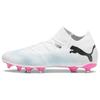 Future Match Comfortable Versatile AG FG Durable Soccer Shoes Unisex Sneaker White Pink 107715-01