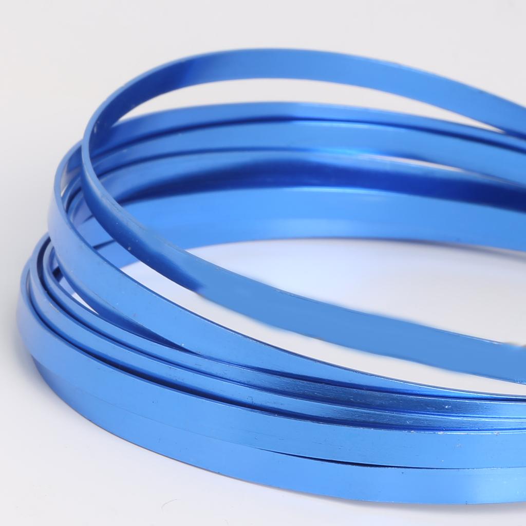 3 метра/лот, плоская алюминиевая проволока 5 мм x 1 мм для DIY ювелирных изделий, резьба для изготовления ремесел