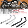 Для HONDA Shadow VLX 600 VT600C 1988 - 2008 Трубка выхлопной системы мотоцикла VT600CD Deluxe 1993-2007 Steed Shadow VLX 400 VT 400