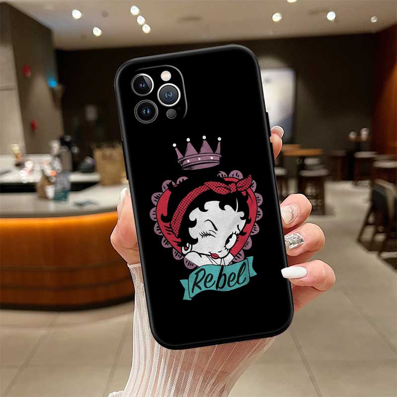 RE11 B-Bettys Pattern B-Boops Case for Motorola Edge 60 60s 70 G86 G56 G54 E14 G04S G45 G54 G64 S30 S50 X30 X40 X50 Pro Power