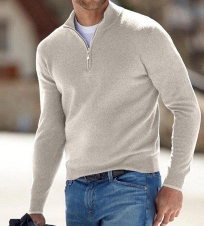 Long-sleeved Cashmere Sweater Men's Bottoming Shirt Autumn and Winter