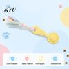 Outdoor Dog Activity Toy Molar Chewing with Rope, TPR Spoon Head Durable Woven Gum Massage Pet Tool Knot Training Toy, Macaron Colors Teeth