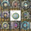 3D Rotating Wind Chime Mandala Wind Rotating Outdoor Garden Balcony Yard Creative Stainless Steel Decorative Hanging