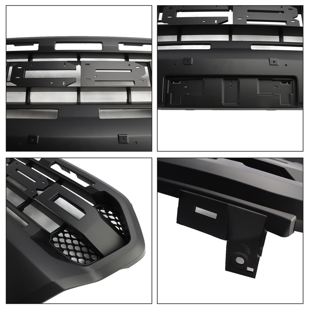 Решетка радиатора переднего бампера в стиле Raptor подходит для Ford Ranger 2019-2023 T8 со светодиодами