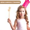 6 шт. Неокрашенные волшебные палочки, деревянная палочка-звезда, палочки феи, сувениры для вечеринки, поделки, палочка феи, искусство для девочки, ролевая игра, принадлежности для вечеринки
