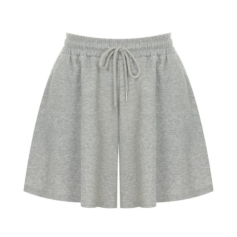 SELLY'S Wide Shirred Elastic Shorts_I5B-Cpt063