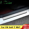 Стайлинг автомобиля для Volkswagen VW Golf 7 MK7 2014-комплекты накладок на пороги автомобиля, накладка