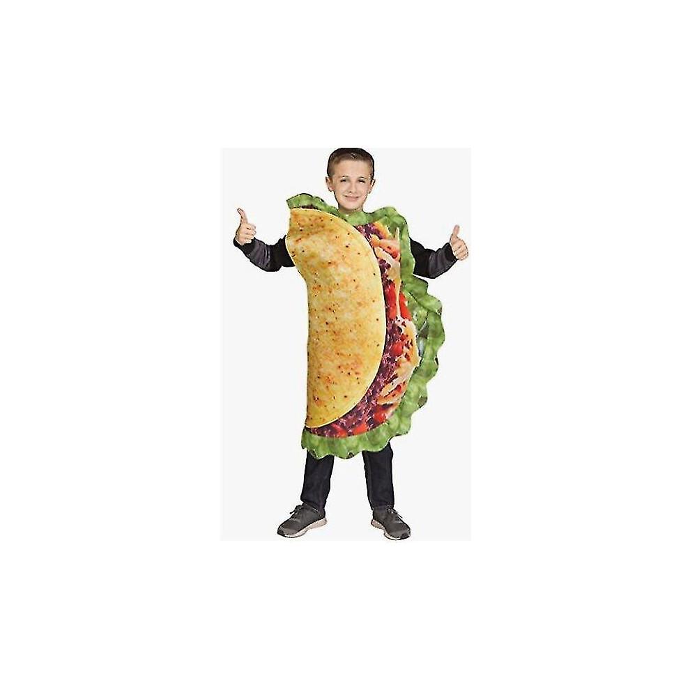 Kids Food Costume Taco Costume Hallowen Lightweight Costume For Children 6-10years, One Size