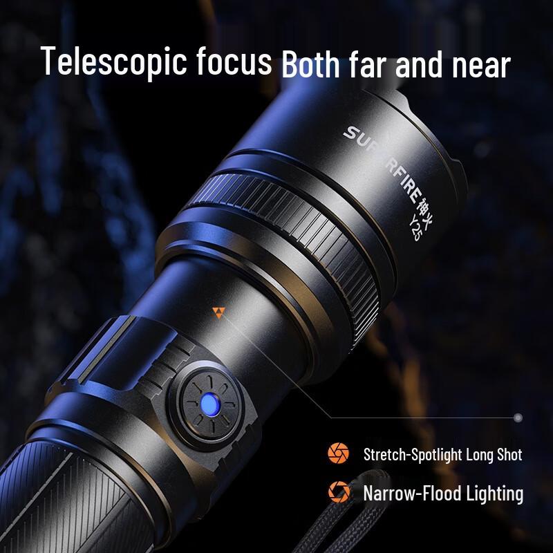 SupFire Y25 Rechargeable LED Flashlight