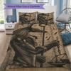 Anubis Egyptian God Pattern Bedding,Quilt Set Quilt Cover Pillowcase Home Birthday Gift (1*duvet Cover+2*pillowcase,without core)SSJT0917153