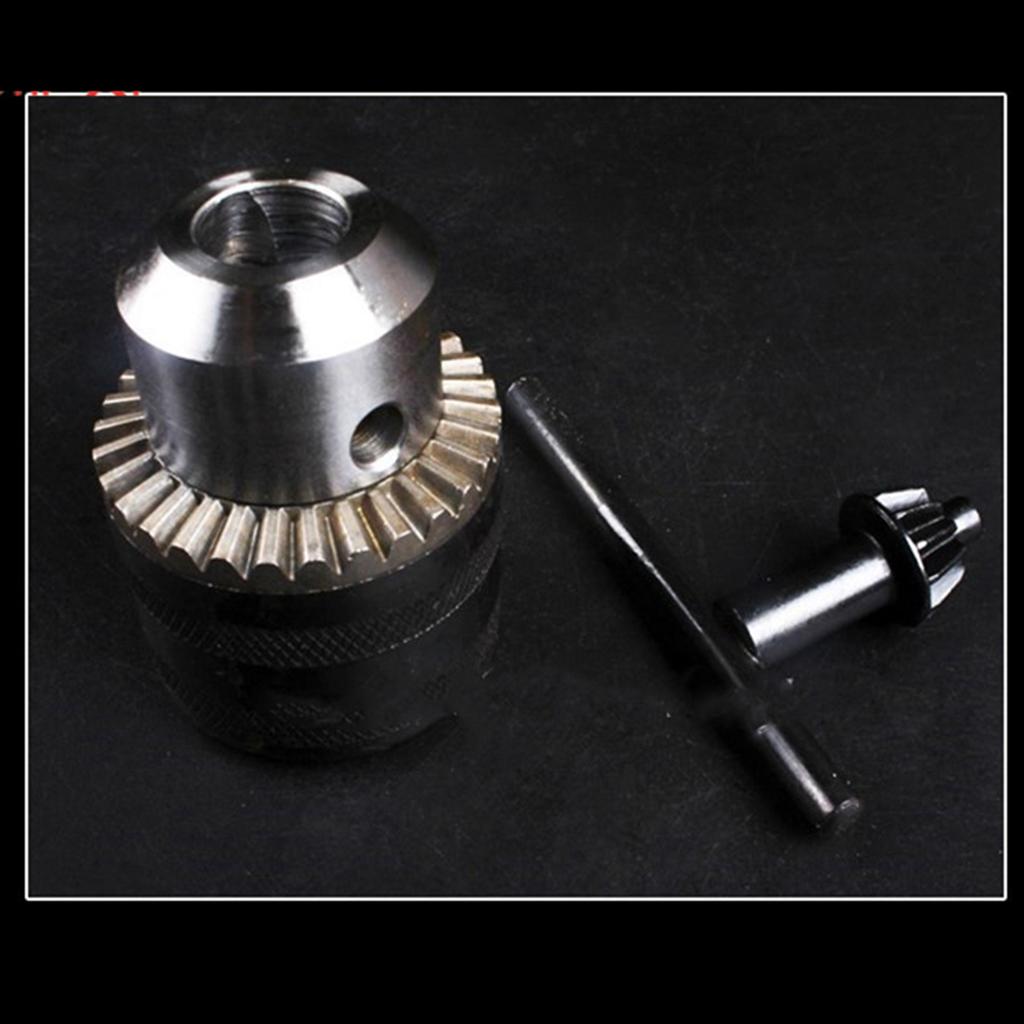 Патрон для сверла с ключом из нержавеющей стали, мини-патрон для электрической дрели с гаечным ключом для крепления деталей