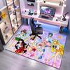 Cute cartoon theme Sailor Moon Tsukino Usagi cartoon rug Multifunctional household anti-slip decorative door mat, outdoor floor mat, and carpet Y5