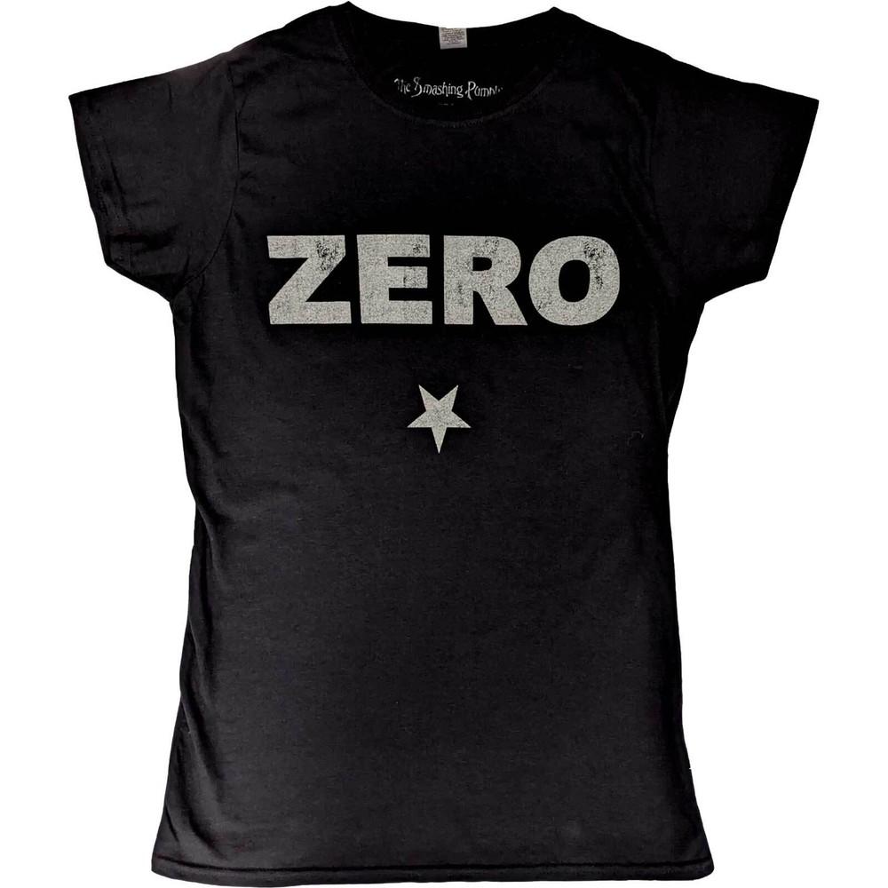 The Smashing Pumpkins Ladies T-Shirt: Zero Distressed Unisex T-Shirt